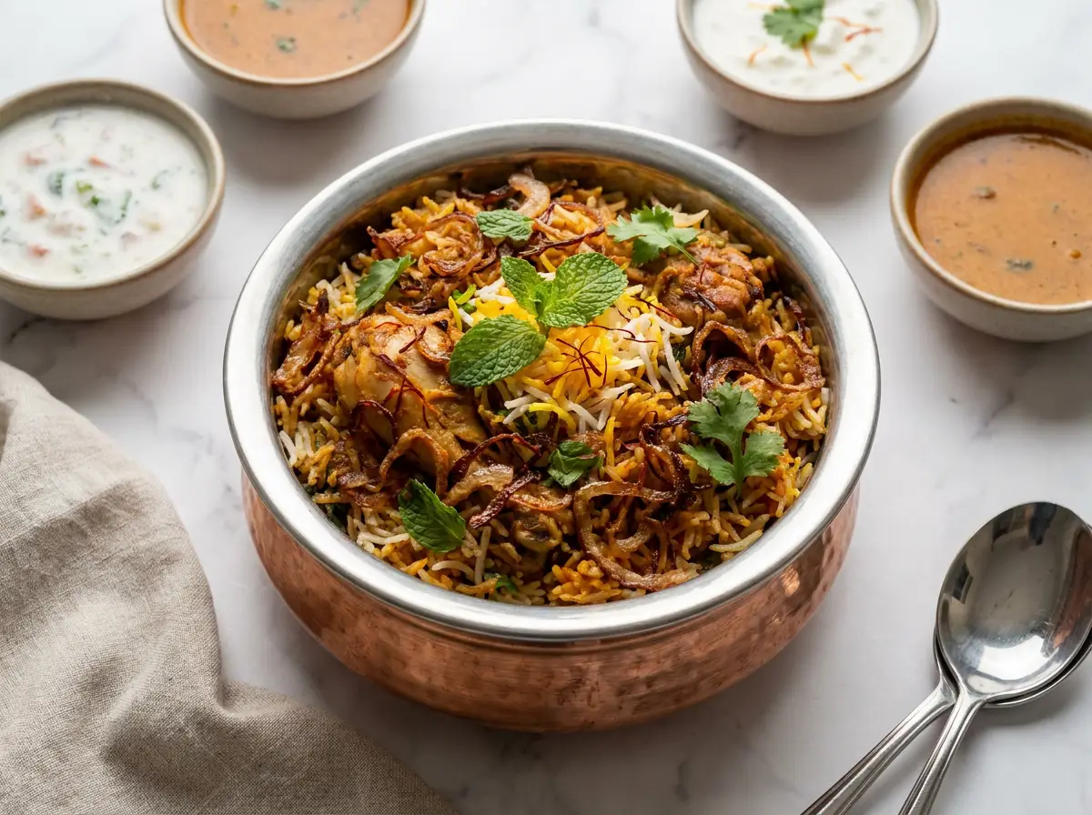 Hyderabadi Chicken Biryani